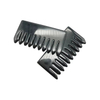 Wholesale Price 100% Natural Jade Hair Comb Black Obsidian Head Massage Tool 