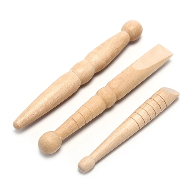 Traditional Thai Massage Tool Wooden Reflexology Stick Set for Body