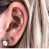 High Quality Ear Acupoint Massage Bady Care Colorful Crystal Ear Patch