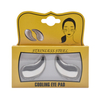 Stainless Steel Facial Beauty Crescent Scraping Device Eye Massage Treatment Ice/Hot Compress Eye Patch