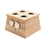 High Quantity Moxibustion Burner Container 4 Hole Moxibustion Box for Medicine Therapy