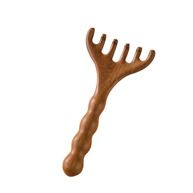 Antler Scalp Five-Claw Massage Comb Meridians Dredging Head Treatment Tools