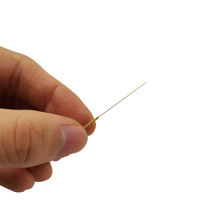 Gold coated Disposable Sterile Acupuncture Needle 