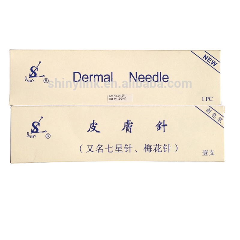 Great Discount Shen Long Brand 12 Head 7 Star Press Needles Disposable Sterile Derma Acupuncture Needles TCM Treatment