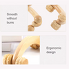 high quality new wooden massage roller wood therapy massage tools 360 leg muscle massage roller handheld