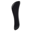 S shape black bian stone guasha board massage tool