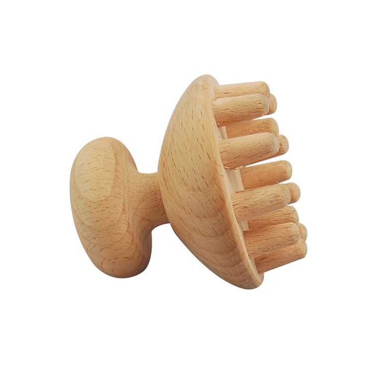 Handheld Body Massage Acupoint Wooden Therapy Scalp Massage Tool