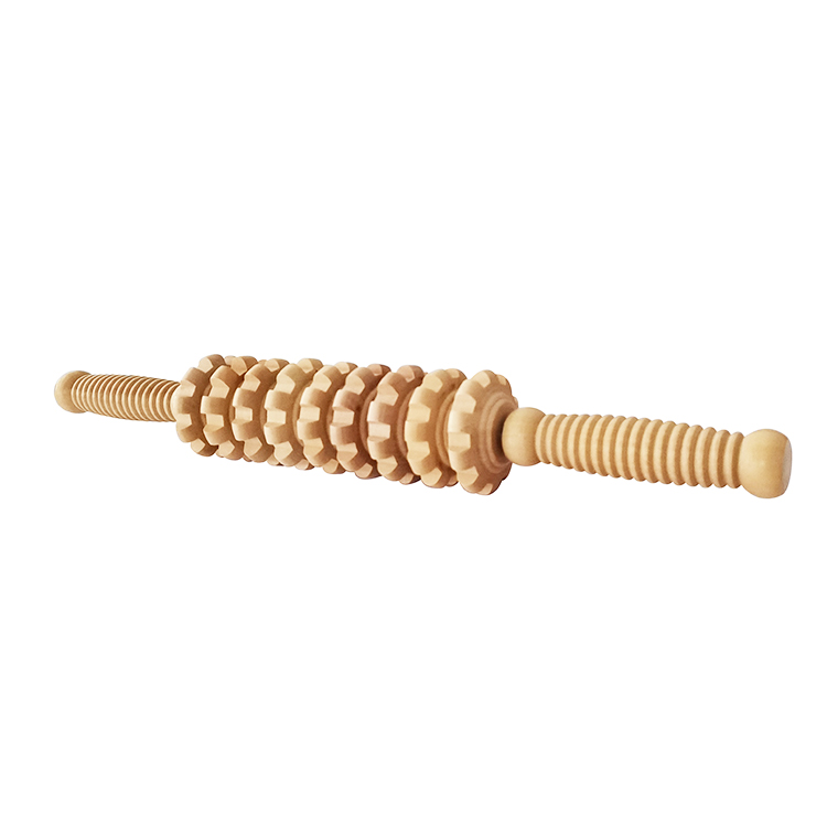 Wholesale Natural Wooden Massage Scraping Screw Handle Wood Roller