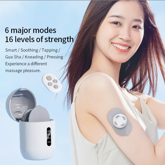 Remote Control Portable Pocket Massage Patch Pulse Cervical Massager