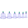 Shuangjin 6 Cups Cupping Set Professional Chinese Acupoint Cupping Treatment Set Health Massage Vacuum Cupping Cups