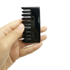 Wholesale Price 100% Natural Jade Hair Comb Black Obsidian Head Massage Tool 