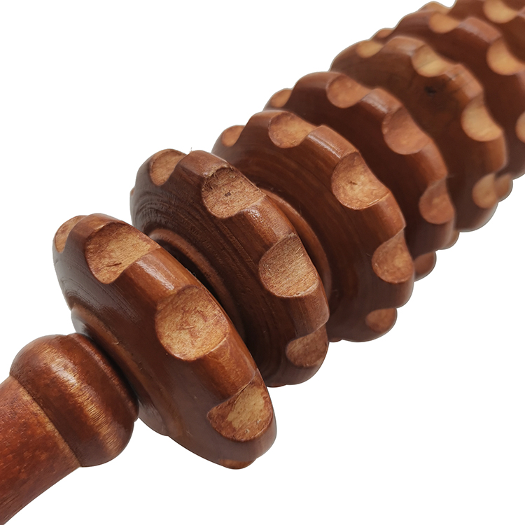 High quality Muscle Relax Tool Wooden Therapy Massage Yoga Body shaping Massage wood Roller