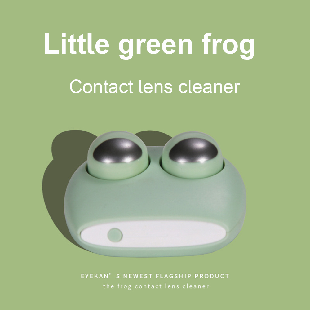 Frog Prince Shape Electric Automatic Contact Lens Cleaner