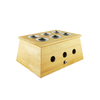 Six Holes Moxibustion Box Wooden Moxa Container