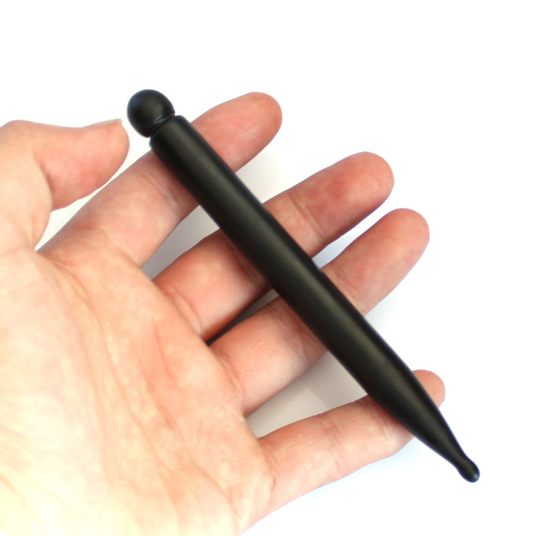 High Quality 100% natural obsidian Acupuncture Massage Stick or Bian Stone Guasha massage pen