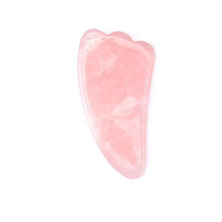 High Quality Gua Sha Tool New Gua Sha Board Pink Body Massage Stone Rose Quartz Tool Gua sha