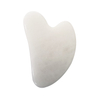 Natural Jade Anti Aging Guasha Tool White Jade Guasha Board Gua Sha Scraping Massage Tool