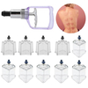 10Pcs Star and heart Shaped Cupping Cups Plastic Vacuum Therapy Set Cupping Kit Massager with Box