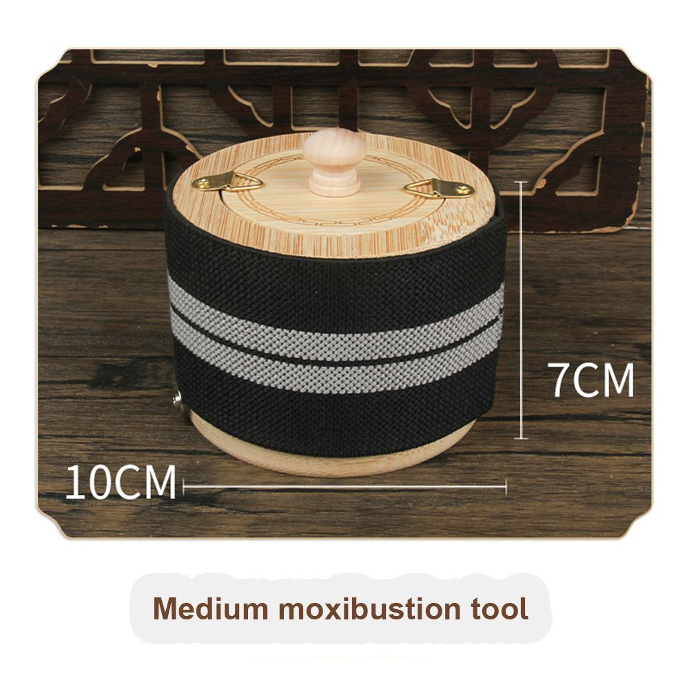 Household Solid Wood Moxibustion Pot Smoke Filter Open Fire with Moxibustion