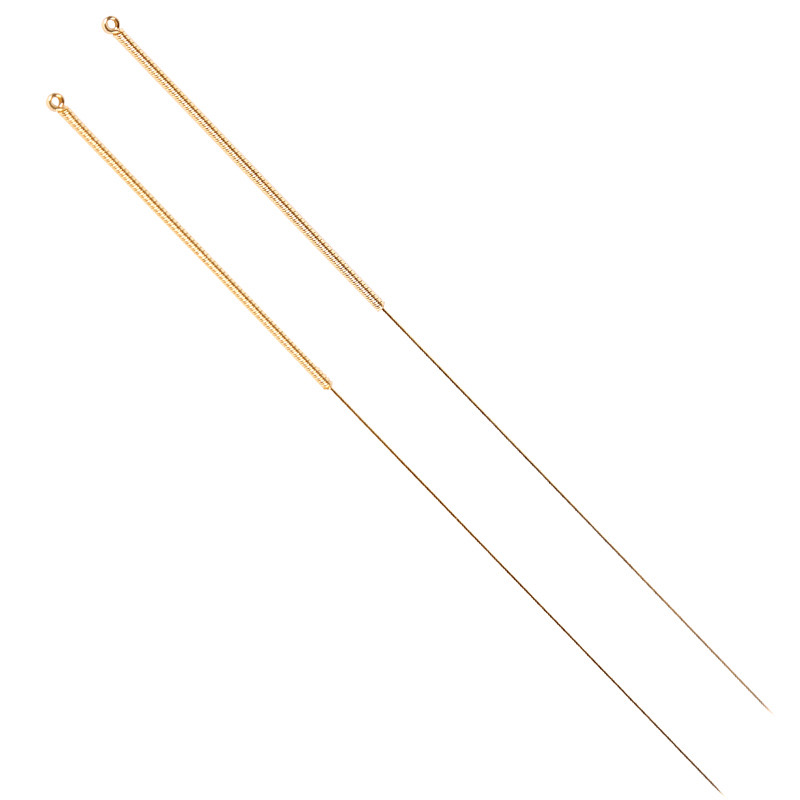 Gold coated Disposable Sterile Acupuncture Needle 