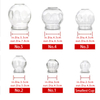 Glass Cupping Facial Massage Vacuum Cups Multi-size Anti-wrinkle Cupping Available All Over the Body  Super Sale Extravaganza