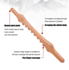 Wholesale 8 Beads Wood Therapy Lymphatic Drainage Massage Roller Stick Tools Stomach Cellulite Massager Self Body Sculpting