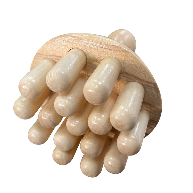 Premium Quality New Arrival Wooden Mushroom Massager Cup Handle Wooden Head Massage Wood Sculpting Tools for Body