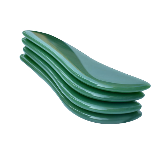 popular products 2024 trending Natural Dong Ling Jade Stone S Shape Guasha Board Gua Sha Tool Jade guasha Board