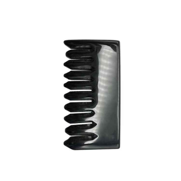 Wholesale Price 100% Natural Jade Hair Comb Black Obsidian Head Massage Tool 