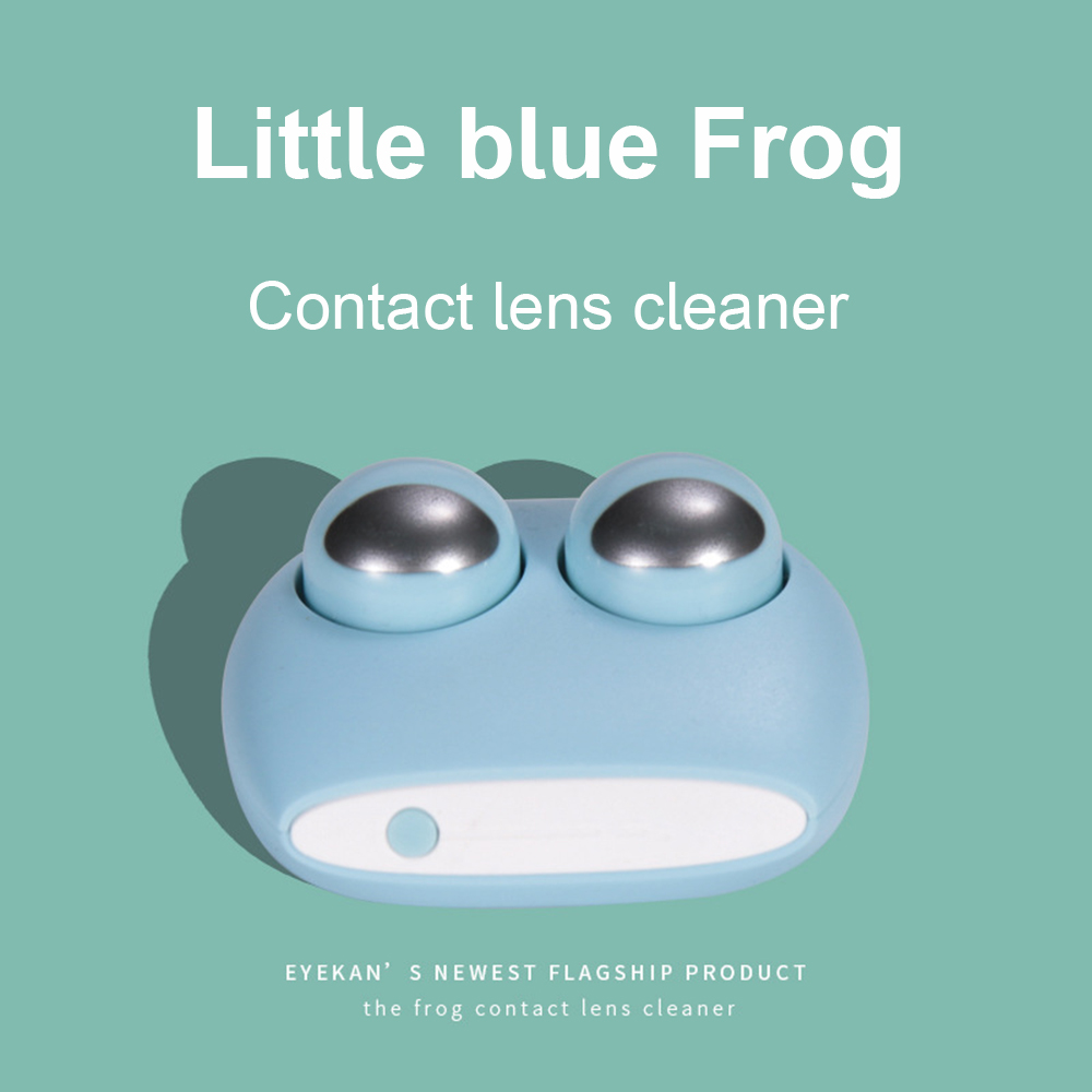 Frog Prince Shape Electric Automatic Contact Lens Cleaner