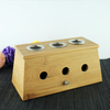 High Quality Three Hole Moxibustion Wooden Moxa Container