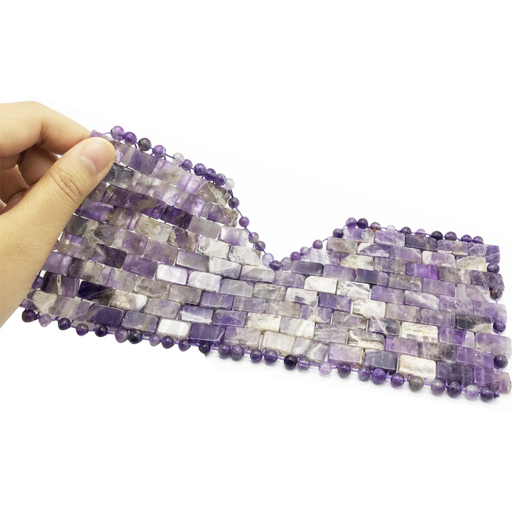 100% Natural Amethyst Eye Mask Skin Care Eye Massage Tool