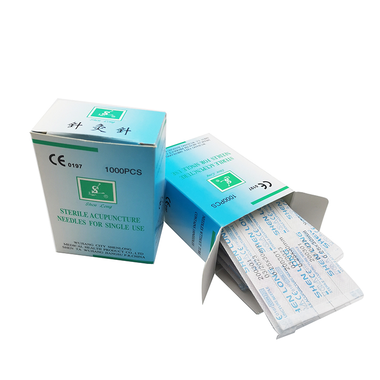 Factory Price Plastic Handle Disposable Sterile Acupuncture Needle 