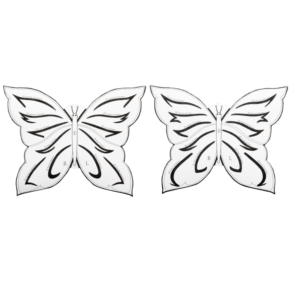 Butterfly eyeliner eyeshadow with non-woven eye makeup auxiliary sticker