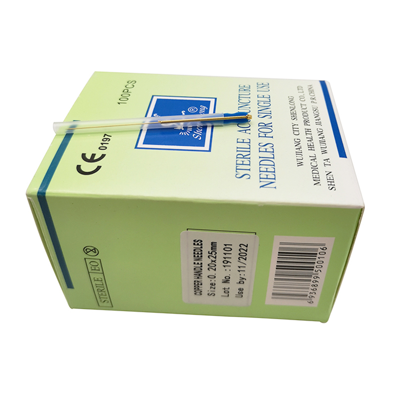 Gold coated Disposable Sterile Acupuncture Needle 