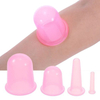 4pcs Silicone Anti Cellulite Cup Vacuum Massage suction Cups Body Pain Relief Roller Manual Suction Cups Cupping Therapy