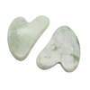 100% Natural Stone Light Green Jade Guasha Board