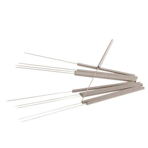 Stainless Steel Handle Disposable Sterile Acupuncture Needle Without Loop