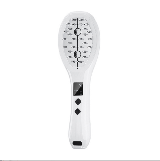 Hair Moisturizing Ultrasonic Atomization EMS Ion Electric Massage Red Minoxidil Coating Comb