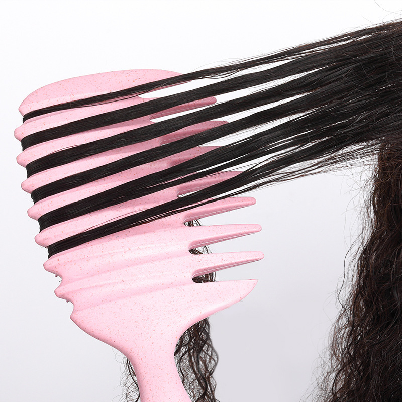 Hot curly hair styling comb three-pronged air bag comb hair wave styling smooth hair fluffy massage comb