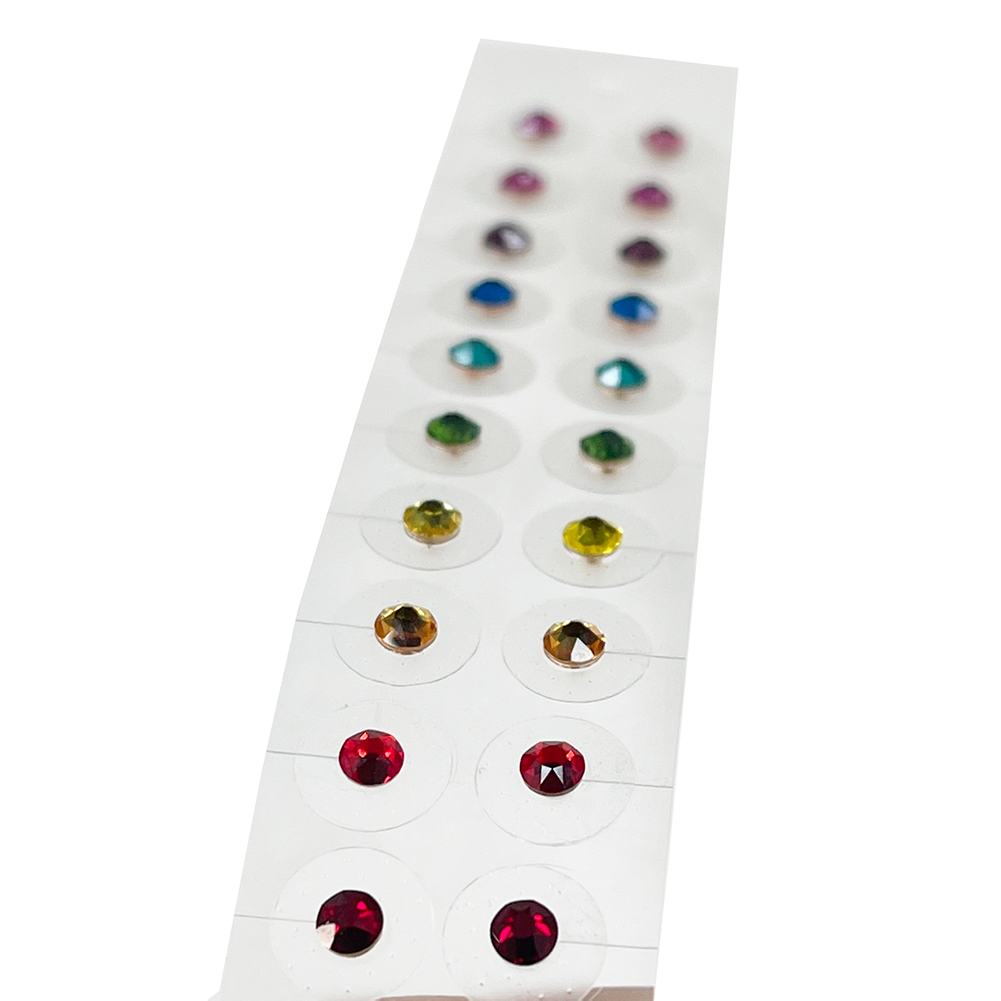 Factory Wholesale Best Selling High quality Swarovski colored diamond ear patches set