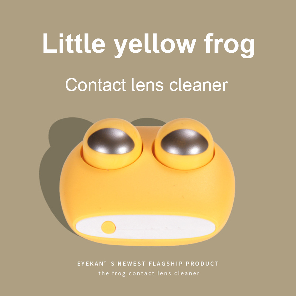 Frog Prince Shape Electric Automatic Contact Lens Cleaner