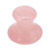 Hot Selling 100% Natural Jade Rose Quartz Massage Stick Mushroom Shaped Guasha Tool for Beauty