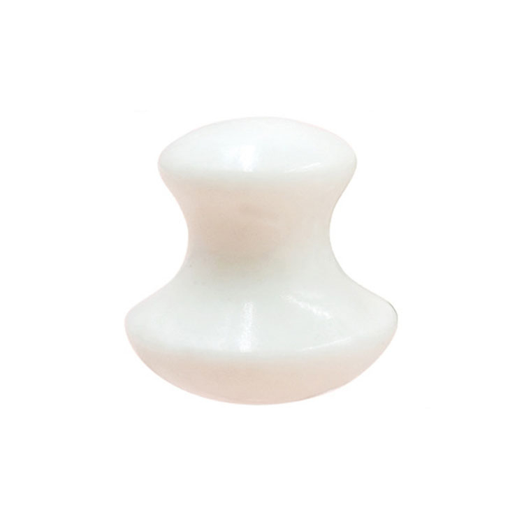 Wholesale Natural White Jade Tool Crystal Massage Tools Mushroom Shaped Massage Stick