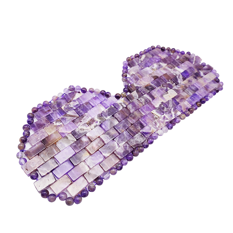 100% Natural Amethyst Eye Mask Skin Care Eye Massage Tool