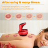 Portable Rechargeable Adjustable Smart Cupping Therapy Massage Tool Electric Cupping Therapy Massager with Red Light Therapy