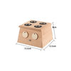 High Quantity Moxibustion Burner Container 4 Hole Moxibustion Box for Medicine Therapy