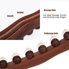 Best Selling Products 2024 8 Beads Wood Therapy Massage Tools Lymphatic Drainage Massager Handheld Massage Stick for Body