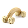 high quality new wooden massage roller wood therapy massage tools 360 leg muscle massage roller handheld