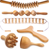 Wooden Massage Tools Wood Tool Guasha Massager Wood Therapy Massage Tools Set Guasha Roller Set